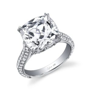 Slyvie Diamond Ring | Cushion Cut