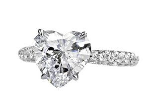 heart shaped diamond | indianapolis jewelry store