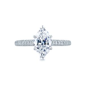 marquise diamond ring | tacori | engagement ring indianapolis