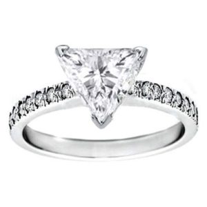 Trillion Cut Diamond Ring | Jewelry Stores Indianapolis