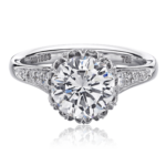 Crisscut Round Diamond Ring 624-RD200