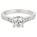 FlyerFit Classic Channel Engagement Ring