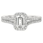 FlyerFit Classic Micropave Engagement Ring