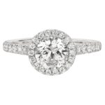 FlyerFit Classic Micropave Engagement Ring
