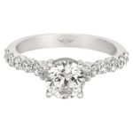 FlyerFit Classic Shared Prong Engagement Ring