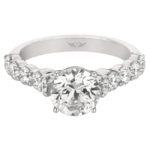 FlyerFit Classic Shared Prong Engagement Ring