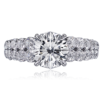 Diamond Rings Indianapolis | Crisscut Round Diamond Ring