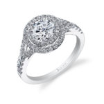 Classic Round Brilliant Diamond Engagement Ring S1100