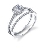 Classic Petite Cut Diamond Engagement Ring SY696-RB