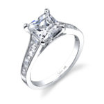 Classic Princess Tapered Baguette Engagement Ring