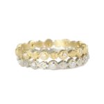 Wood nymph leaf eternity band