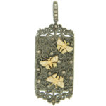 Queenston Locket with Butterflies