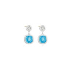 Etoiles Drop Earrings with Blue Topaz