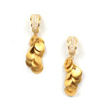 18KY SL Cluster Earrings