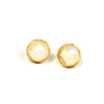 18KY SL Moonstone Studs