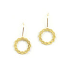 18KY Small Wreath Earrings