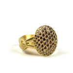 18KY Big Dot Ring