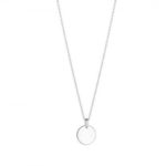 Mini Round Engravable Pendant Necklace 