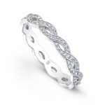 Thin Braided Wedding Band 120-00252
