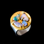 Boulder Opal Ring