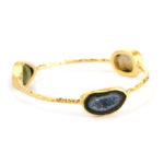 Pallas 3 Geode Gold Bangle