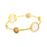 Pallas 6 Druzy Gold Bangle
