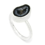 Perdita Geode Silver Ring