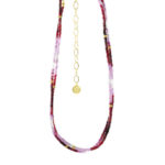 July Ruby Birthstone Harmony Gold Necklette
