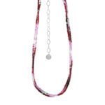 July Ruby Birthstone Harmony Silver Necklette