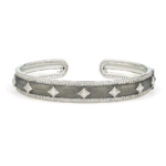 Victoria Pave Cuff in Black Rhodium