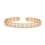 Rose Gold Provence Open Quad Cuff