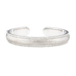 Pave Narrow Diamond Cuff with JFJ Finish