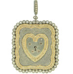 Square Antique Bezel Lock