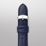 Navy Leather Strap - 18mm